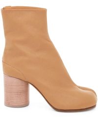 Maison Margiela - Tabi Ankle Boots 8Cm Heel, 100% Calf Leather - Lyst