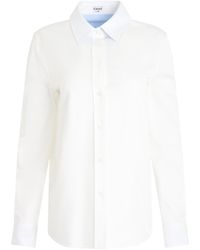 Loewe - Cotton Shirt, Long Sleeves, , 100% Cotton - Lyst