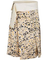 Celine - Daisy Print Skirt - Lyst