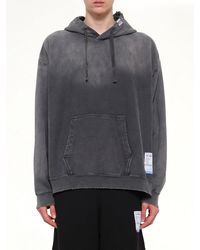 Maison Mihara Yasuhiro - Instrumental French Terry Distressed Hoodie - Lyst