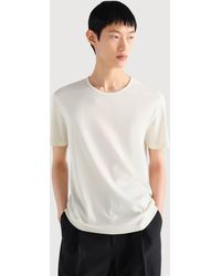 Lemaire - U-Neck Tee - Lyst