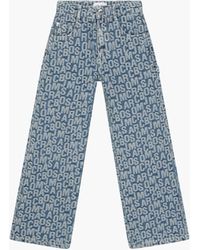 Marc Jacobs - The Jumbled Monogram Denim Pants - Lyst