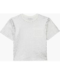 Marc Jacobs - The Jumbled Monogram Metallic T-shirt - Lyst
