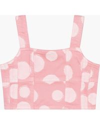 Marc Jacobs - The Polka Dot Crop Top - Lyst