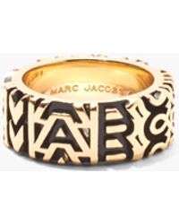Marc Jacobs - The Monogram Engraved Ring - Lyst