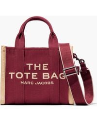 MARC JACOBS Cotton Canvas Small The Traveler Tote Bag Pink 929156