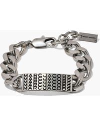 Marc Jacobs - The Barcode Monogram Id Chain Bracelet - Lyst