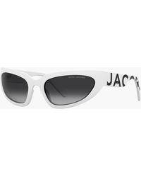 Marc Jacobs - The Bold Logo Wrapped Sunglasses - Lyst