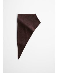 Marc O' Polo - Sciarpa Triangolare Lavorata A Maglia - Lyst
