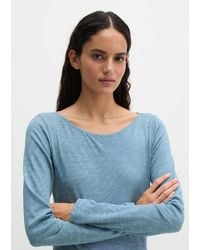 Marc O' Polo - Longsleeve Met Onderzeeër-Motief, Regular Fit - Lyst