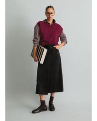 Marc O' Polo - Corduroy Wikkelrok, Regular - Lyst