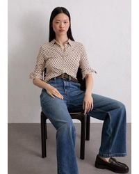 Marc O' Polo - Regular Blouse Met Jerseyprint - Lyst