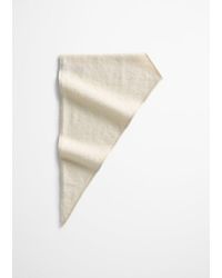 Marc O' Polo - Sciarpa Triangolare Lavorata A Maglia - Lyst