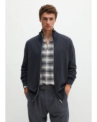 Marc O' Polo - Gebreid Vest Met Opstaande Kraag, Regular Fit - Lyst