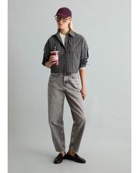Marc O' Polo - Gestreepte Blouse Met Strik, Regular Fit - Lyst