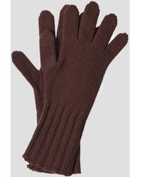 Margaret Howell Long Cuff Glove - Brown