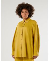 Marina Rinaldi - Tunique En Sergé De Tencel - Lyst