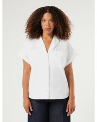 Marina Rinaldi - Chemisier En Coton Et Nylon - Lyst