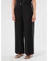 Marina Rinaldi - Pantalon En Toile De Lin - Lyst