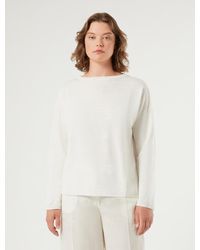 Marina Rinaldi - Pull Boxy En Lin Et Coton - Lyst