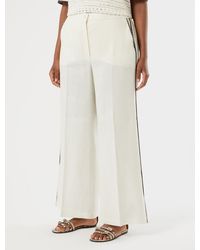 Marina Rinaldi - Pantalon En Toile De Lin - Lyst