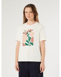 Marina Rinaldi - T-Shirt Aus Bedrucktem Jersey - Lyst