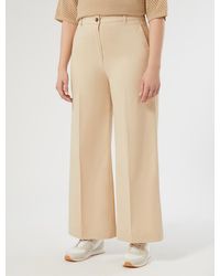 Marina Rinaldi - Hose Aus Baumwollgabardine - Lyst