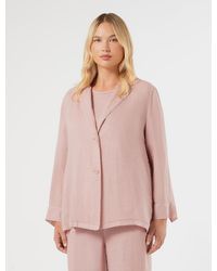 Marina Rinaldi - Kasack Aus Ramie-Twill - Lyst