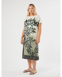 Marina Rinaldi - Robe En Toile De Lin - Lyst