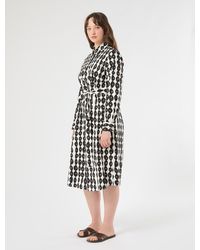 Marina Rinaldi - Robe-Chemise En Popeline De Coton - Lyst