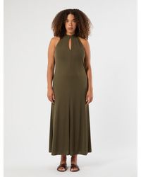 Marina Rinaldi - Langes Kleid Aus Interlock-Jersey - Lyst