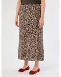 Marina Rinaldi - Jupe En Lin Et Coton - Lyst