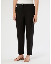 Marina Rinaldi - Pantalon Coupe Slim En Pur Lin - Lyst