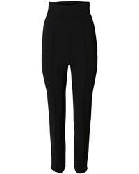 Carolina Herrera Silk High Waisted Skinny Leg Pant in Black Womens Clothing Trousers Save 27% Slacks and Chinos Skinny trousers 