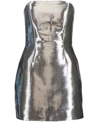 Catherine Regehr Strapless Lena Dress - Metallic
