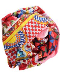 Dolce & Gabbana Mamba Printed Scarf - Red