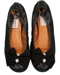 lanvin ballerina flats