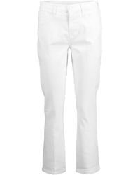 FRAME Le High Straight Denim Pant - White
