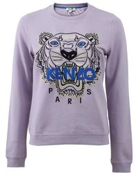 kenzo purple tiger sweatshirt