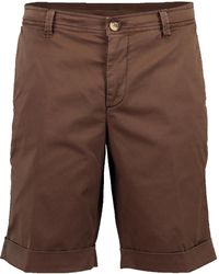 Brunello Cucinelli Flat Front Cuffed Short - Brown
