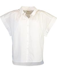 Citizens of Humanity Penny Short Sleeve Blouse - White