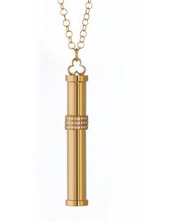 Devon Woodhill Perfume Holder Pendant Necklace - Metallic