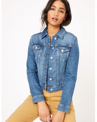 marks and spencer indigo denim jacket