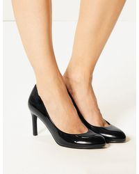 m&s silver heels