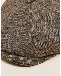 Marks & Spencer Textured Baker Boy Hat With Thermowarmthtm - Multicolour
