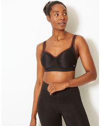 marks and spencer zip front sports bra