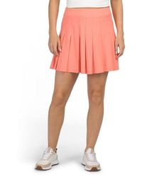 Marshalls - Upf 50 Pleated Pull On Skort With Interior Side Pockets For - Lyst