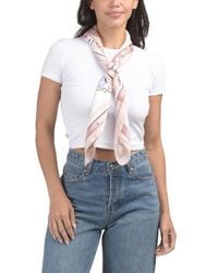 Marshalls - Floral Status Square Scarf With Stone Details For - Lyst