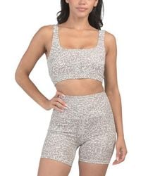 Marshalls - Animal Printed Butter Soft Maya Bra Top For - Lyst