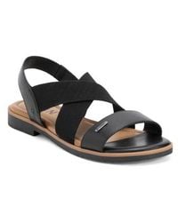 Marshalls - Leather Theodora Flat Sandals For - Lyst